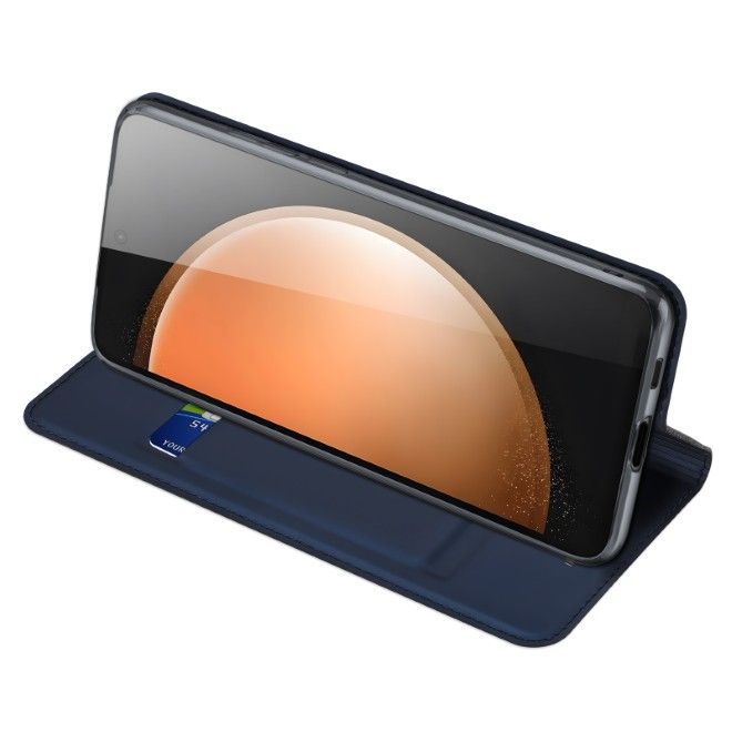 Dux Ducis - Samsung Galaxy S25 FE Hülle - Handy Bookcover - Skin Pro Series - blau