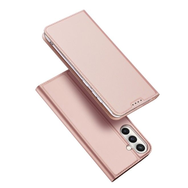 Dux Ducis - Samsung Galaxy S25 FE Hülle - Handy Bookcover - Skin Pro Series - pink