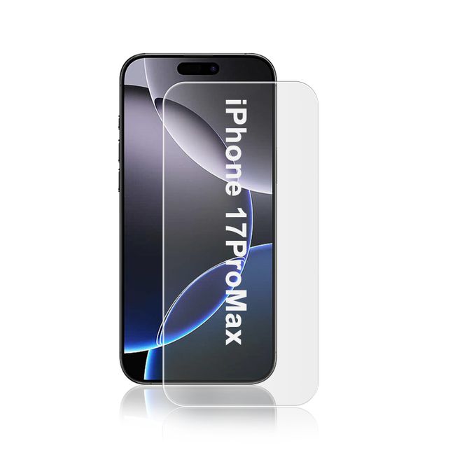 iPhone 17 Pro Max Panzerglas 2.5D Full Cover - Full Glue Displayschutz (0.33 mm) - transparent