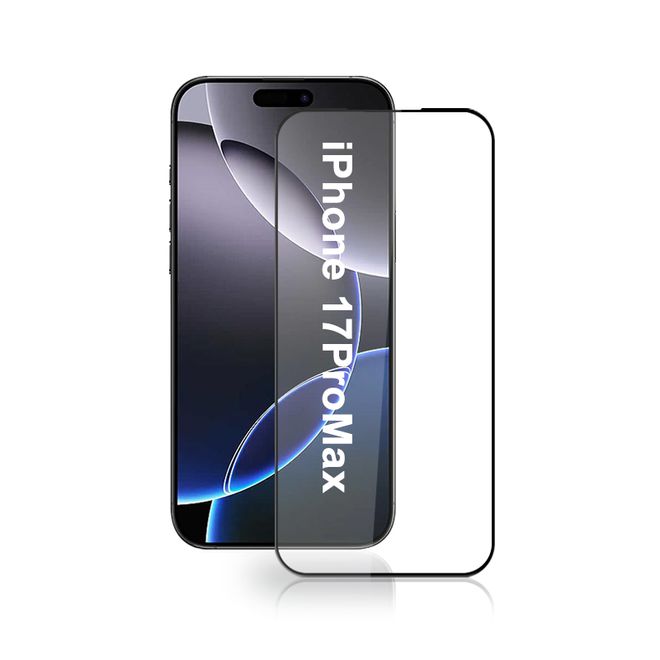iPhone 17 Pro Max Panzerglas 3D Full Cover - Full Glue Displayschutz (0.33 mm) - schwarz