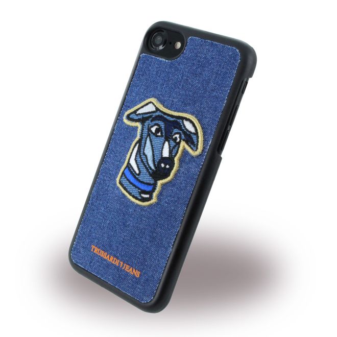 Trussardi - iPhone SE (2022) / SE (2020) / 8 / 7 Handyhülle - Cover aus Plastik - Dog Jeans - TRU7JDOG