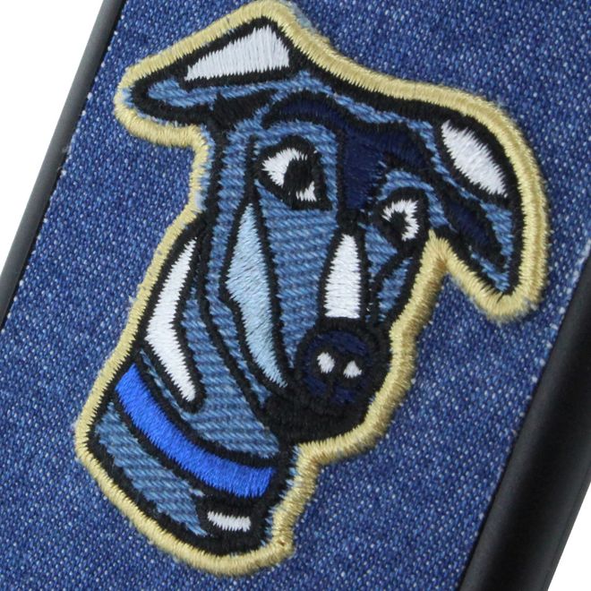 Trussardi - iPhone SE (2022) / SE (2020) / 8 / 7 Handyhülle - Cover aus Plastik - Dog Jeans - TRU7JDOG