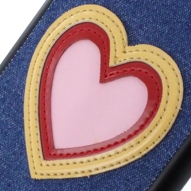 Trussardi - iPhone 8 Plus / 7 Plus Handyhülle - Cover aus Plastik - Heart Jeans - TRU7PJHEART