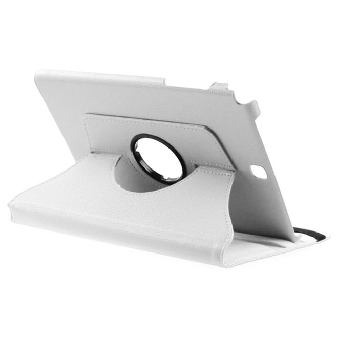 Enkay - Samsung Galaxy Tab A 9.7  Cover - Hülle aus Leder - rotierbar - weiss