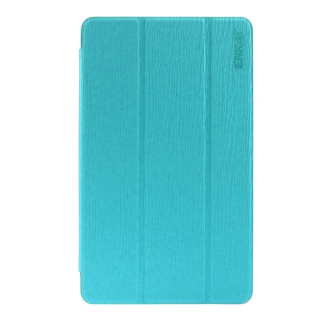 Enkay - Samsung Galaxy Tab E 8.0 Tablet Hülle - dreifach faltbar - blau