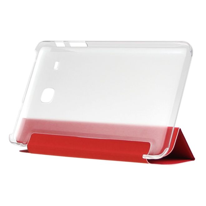 Enkay - Samsung Galaxy Tab E 8.0 Tablet Hülle - dreifach faltbar - rot