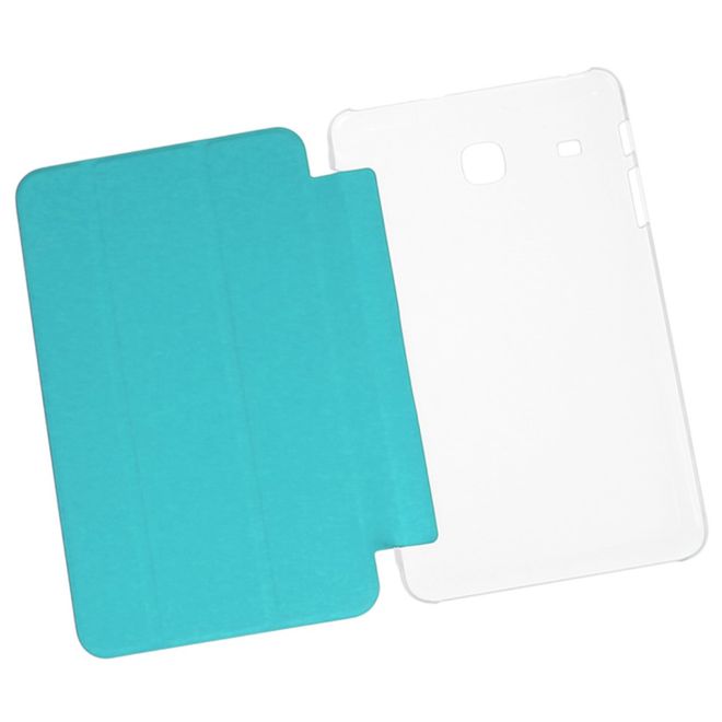 Enkay - Samsung Galaxy Tab E 8.0 Tablet Hülle - dreifach faltbar - blau