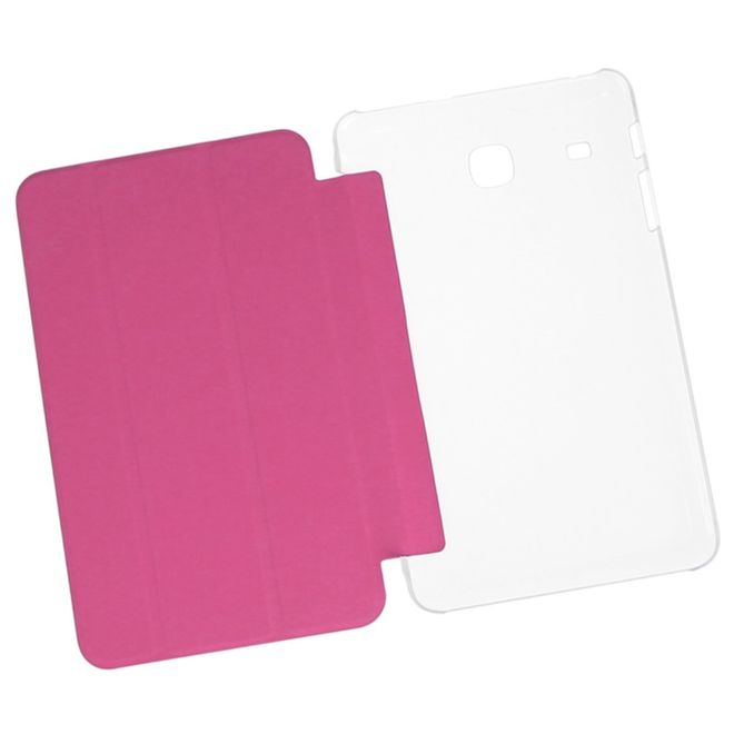 Enkay - Samsung Galaxy Tab E 8.0 Tablet Hülle - dreifach faltbar - rosa