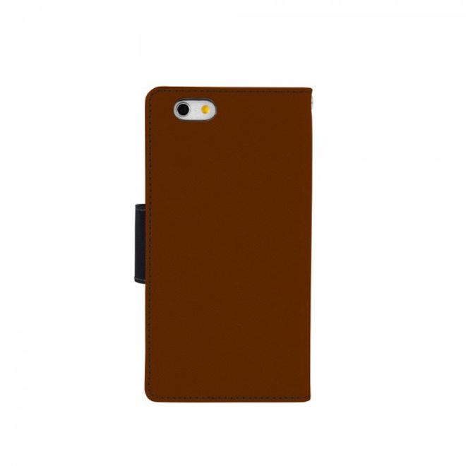 Goospery - Samsung Galaxy Tab 4 8.0 Hülle - Tablet Bookcover - Fancy Diary Series - braun/schwarz