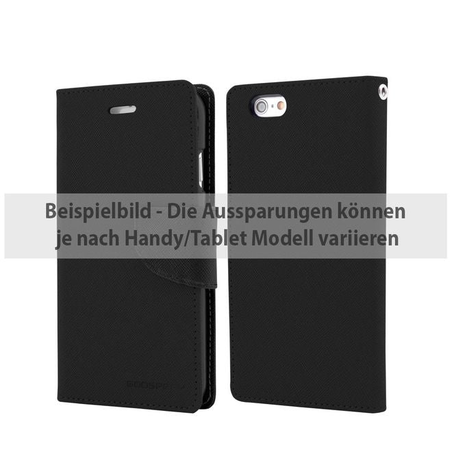 Goospery - Samsung Galaxy Tab S2 8.0 Hülle - Tablet Bookcover - Fancy Diary Series - schwarz