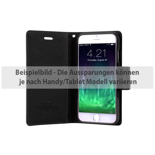 Goospery - Samsung Galaxy Tab S2 8.0 Hülle - Tablet Bookcover - Fancy Diary Series - schwarz