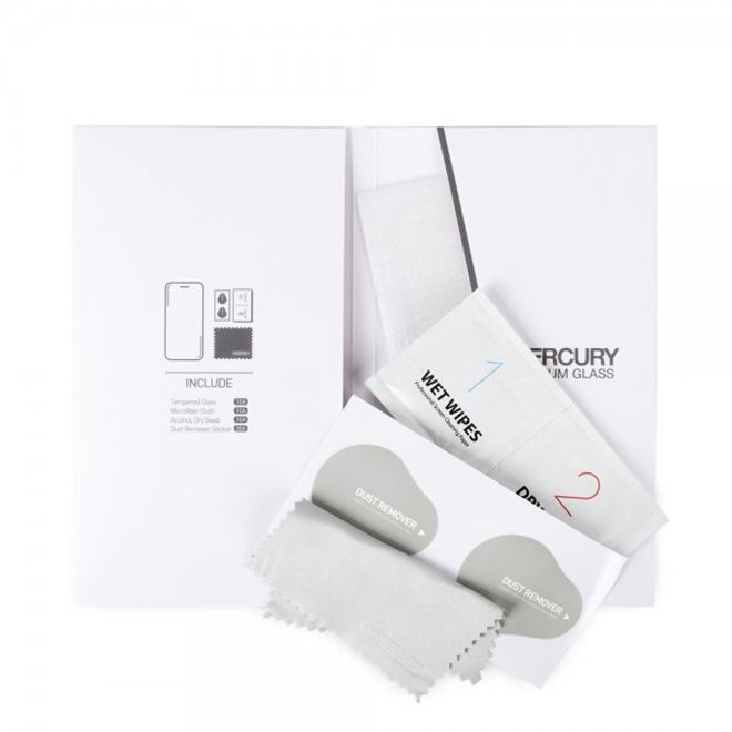 Goospery - Schutzglas für iPhone 6/6S - Folie aus gehärtetem Glas - transparent