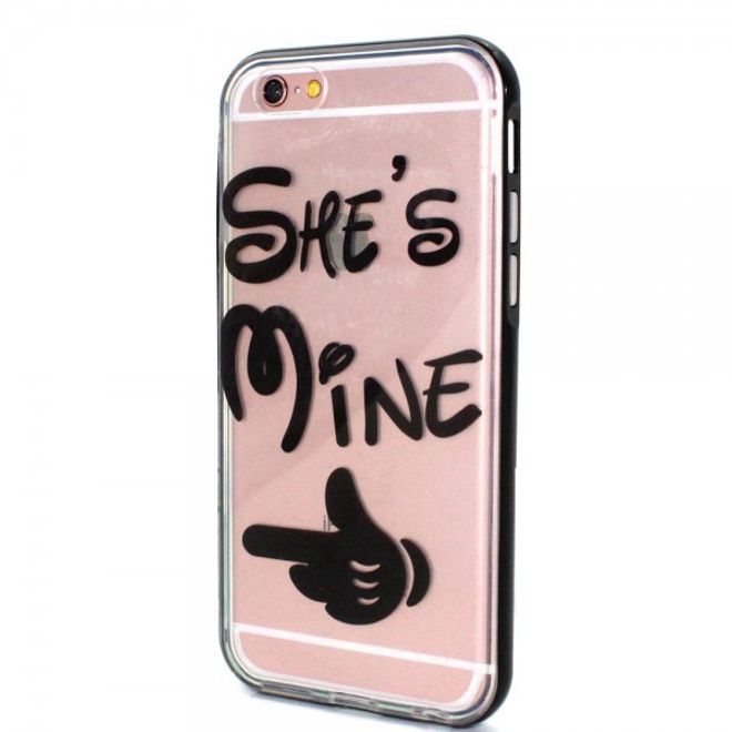 iPhone 6 Plus/6S Plus Plastik Case Hülle mit Zeigefinger mit Spruch –  Handyhuelle.ch
