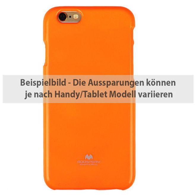 Goospery - Samsung Galaxy S7 Handyhülle - Case aus Plastik - Jelly Series - orange