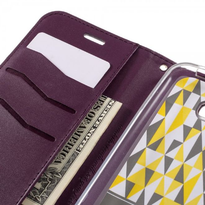 Roar Korea - Asus Zenfone Max Case - Leder Flip Hülle - mit Standfunktion - weinrot