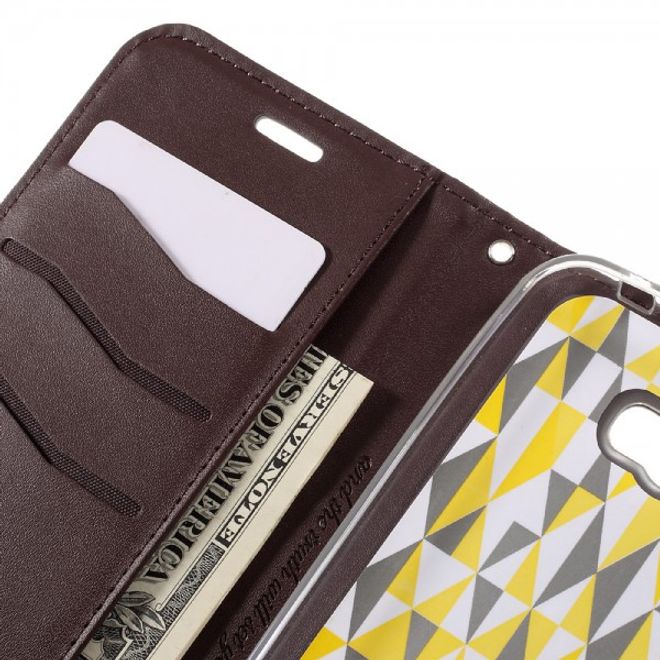 Roar Korea - Asus Zenfone Max Case - Leder Flip Hülle - mit Standfunktion - kaffeefarben