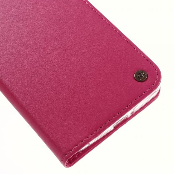 Roar Korea - Asus Zenfone Max Case - Leder Flip Hülle - mit Standfunktion - rosa
