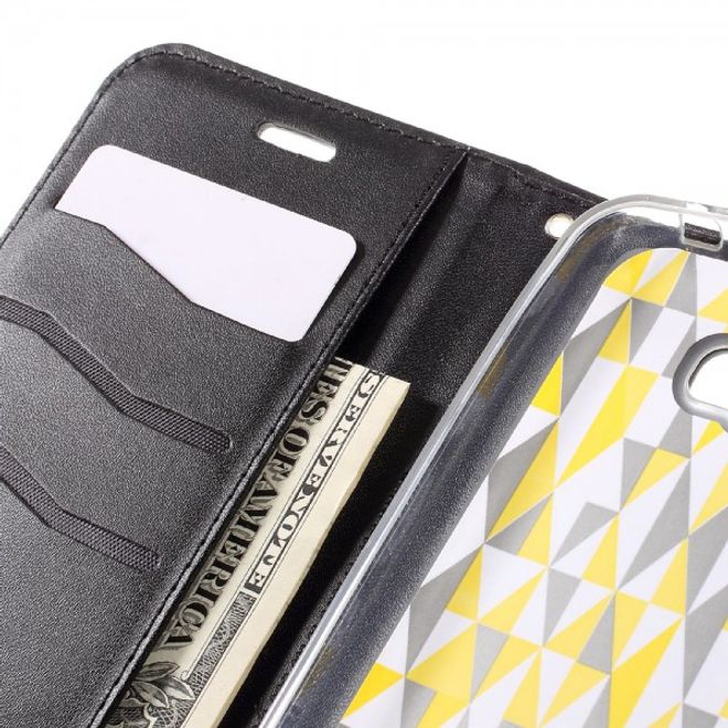 Roar Korea - Asus Zenfone Max Case - Leder Flip Hülle - mit Standfunktion - schwarz