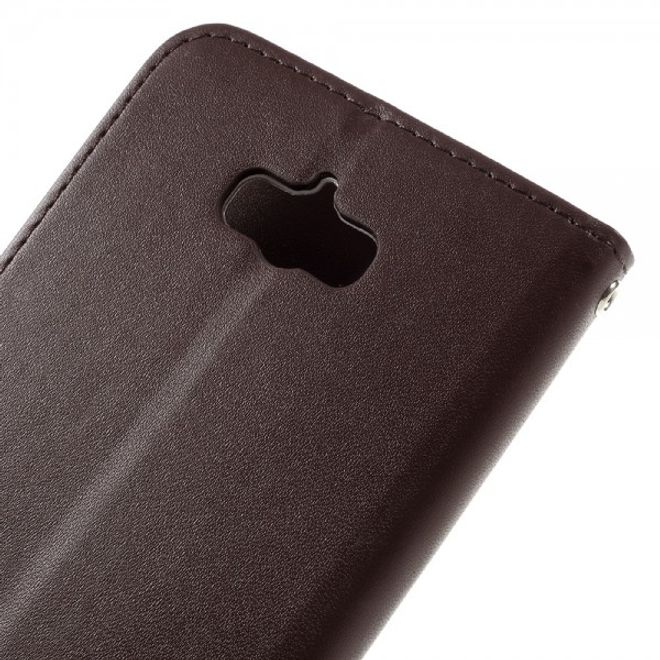 Roar Korea - Asus Zenfone Max Case - Leder Flip Hülle - mit Standfunktion - kaffeefarben
