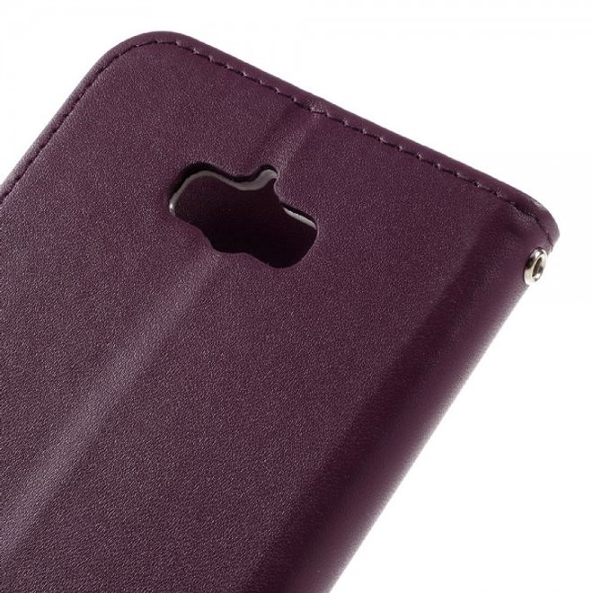 Roar Korea - Asus Zenfone Max Case - Leder Flip Hülle - mit Standfunktion - weinrot