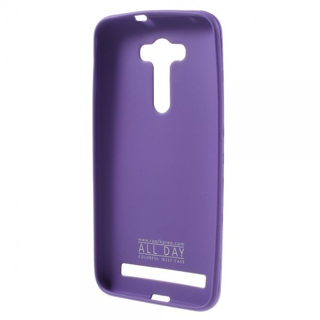 Roar Korea - Hülle für Asus Zenfone 2 Laser 5.5 - TPU Soft Case - purpur