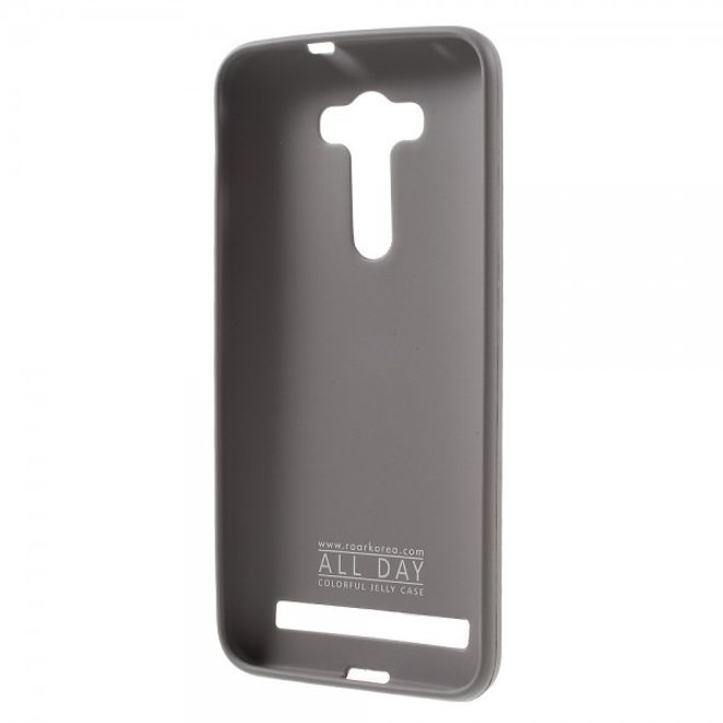 Roar Korea - Hülle für Asus Zenfone 2 Laser 5.5 - TPU Soft Case - grau