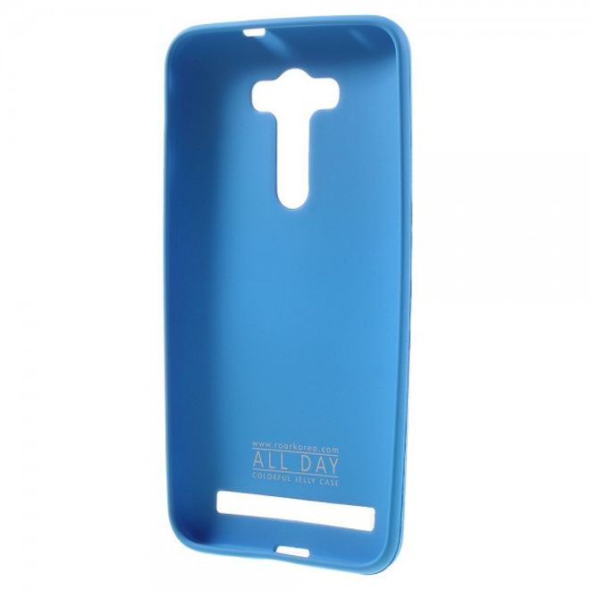 Roar Korea - Hülle für Asus Zenfone 2 Laser 5.5 - TPU Soft Case - hellblau