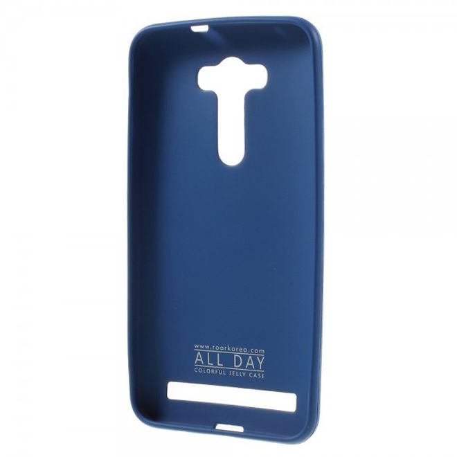 Roar Korea - Hülle für Asus Zenfone 2 Laser 5.5 - TPU Soft Case - dunkelblau