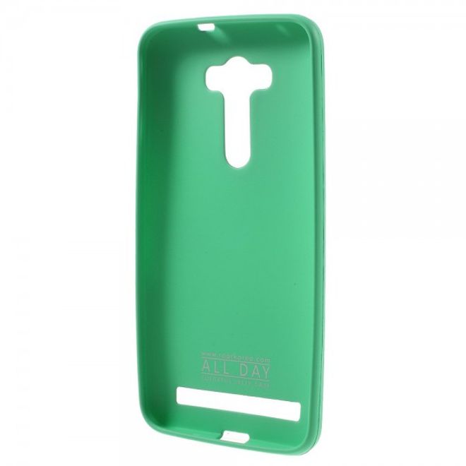 Roar Korea - Hülle für Asus Zenfone 2 Laser 5.5 - TPU Soft Case - grün
