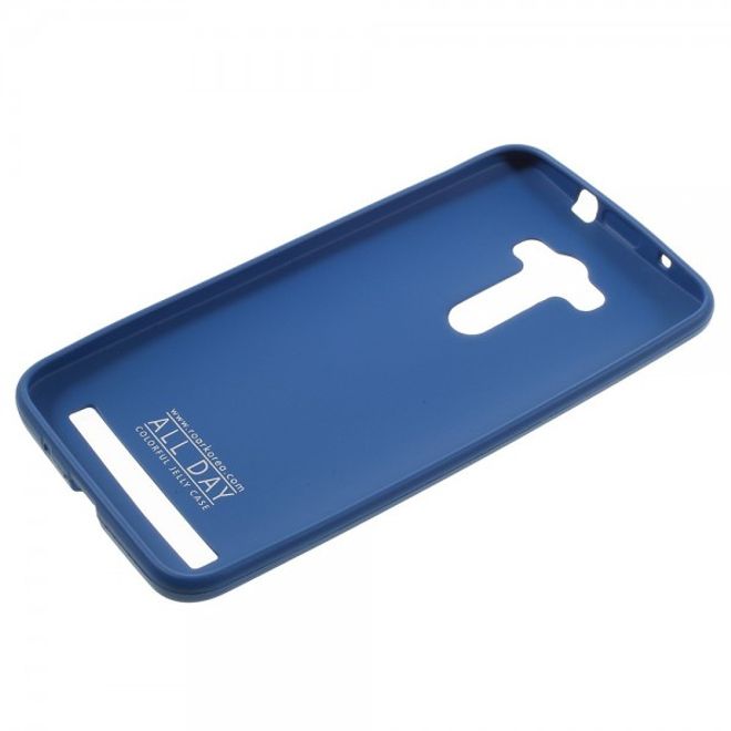 Roar Korea - Hülle für Asus Zenfone 2 Laser 5.5 - TPU Soft Case - dunkelblau