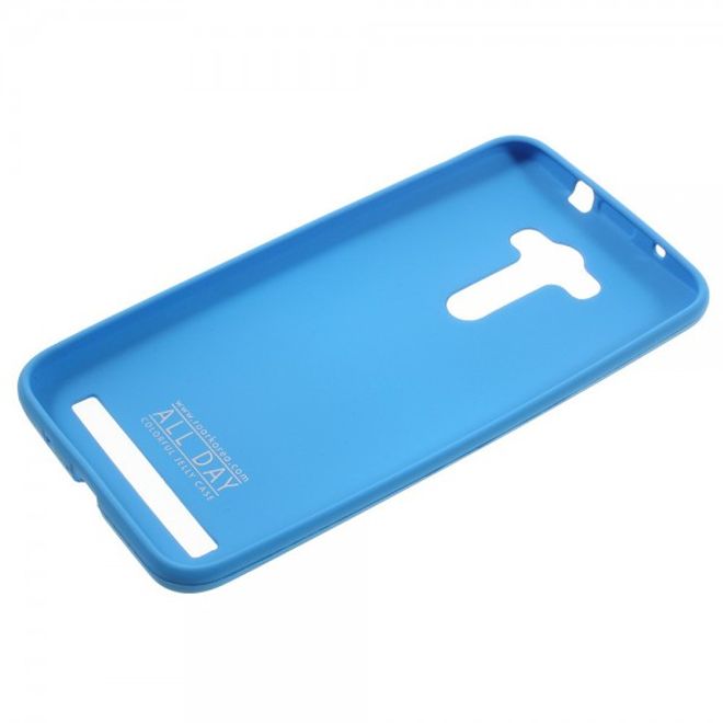 Roar Korea - Hülle für Asus Zenfone 2 Laser 5.5 - TPU Soft Case - hellblau