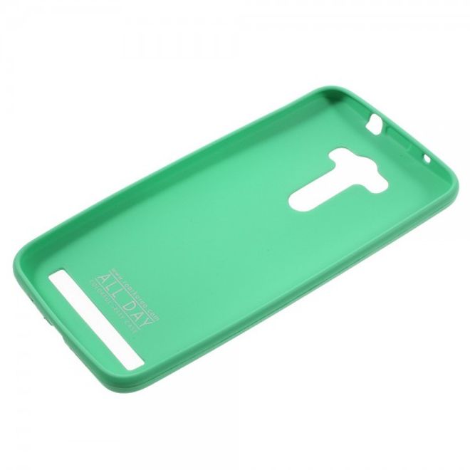 Roar Korea - Hülle für Asus Zenfone 2 Laser 5.5 - TPU Soft Case - grün