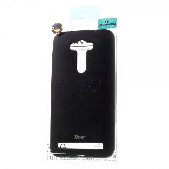 Roar Korea - Hülle für Asus Zenfone 2 Laser 5.5 - TPU Soft Case - schwarz