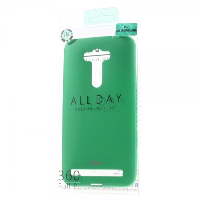 Roar Korea - Hülle für Asus Zenfone 2 Laser 5.5 - TPU Soft Case - grün