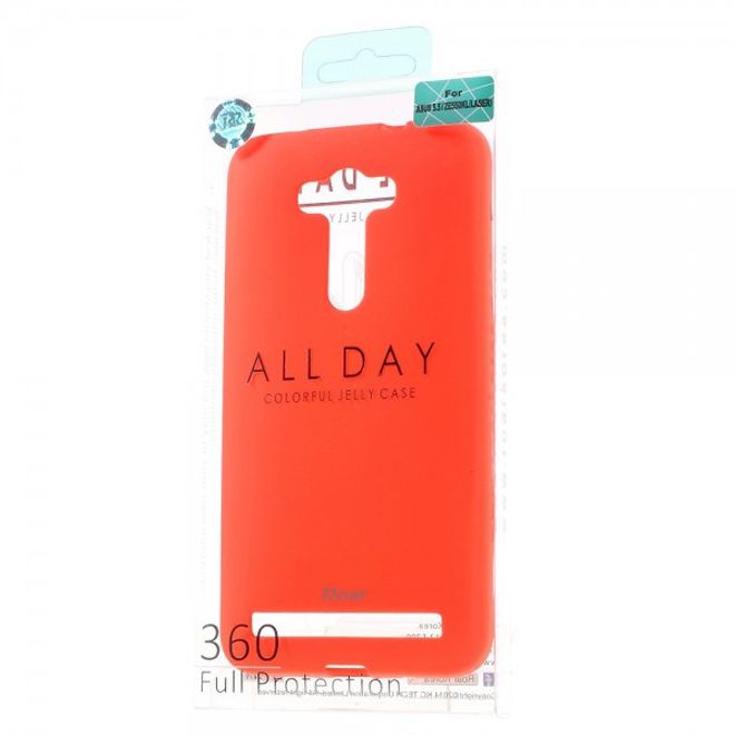 Roar Korea - Hülle für Asus Zenfone 2 Laser 5.5 - TPU Soft Case - orange