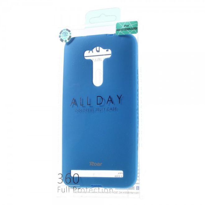 Roar Korea - Hülle für Asus Zenfone 2 Laser 5.5 - TPU Soft Case - hellblau