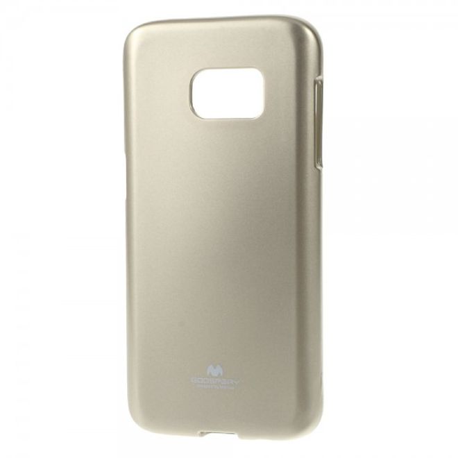 Goospery - Samsung Galaxy S7 Handy Hülle - TPU Soft Case - Pearl Jelly Series - gold