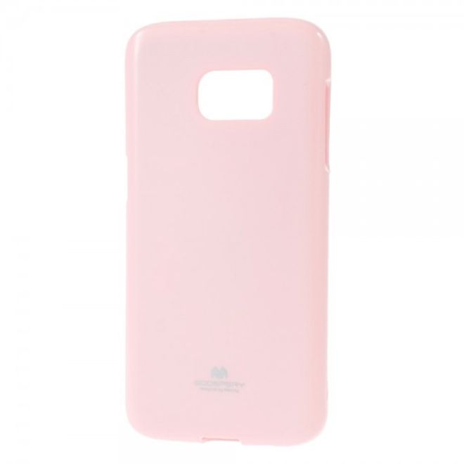 Goospery - Samsung Galaxy S7 Handy Hülle - TPU Soft Case - Pearl Jelly Series - rosa