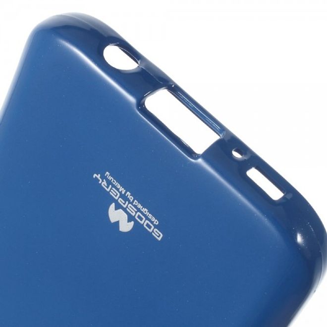 Goospery - Samsung Galaxy S7 Handy Hülle - TPU Soft Case - Pearl Jelly Series - blau