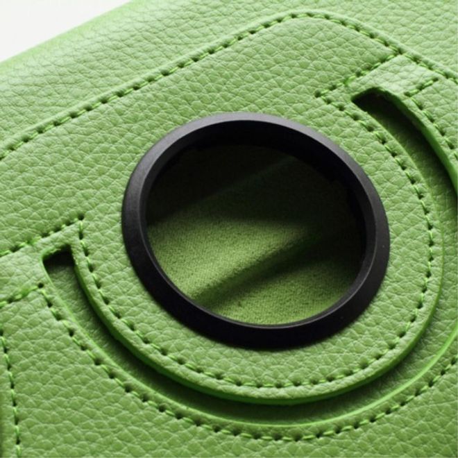 Samsung Galaxy Tab 3 7.0 360° rotierbare Leder Case Tablet Hülle mit Litchitextur - grün