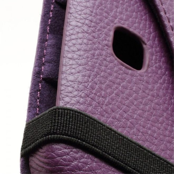 Samsung Galaxy Tab 3 7.0 360° rotierbare Leder Case Tablet Hülle mit Litchitextur - purpur