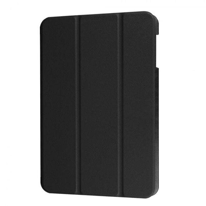 Samsung Galaxy Tab A 10.1 (2016) Dreifach faltbare Leder Smart Case Hülle - schwarz