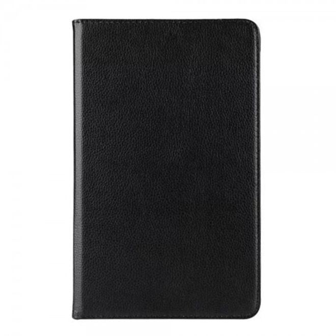 Samsung Galaxy Tab A 10.1 (2016) Rotierbare Leder Case Hülle mit Litchitextur und Standfunktion - schwarz