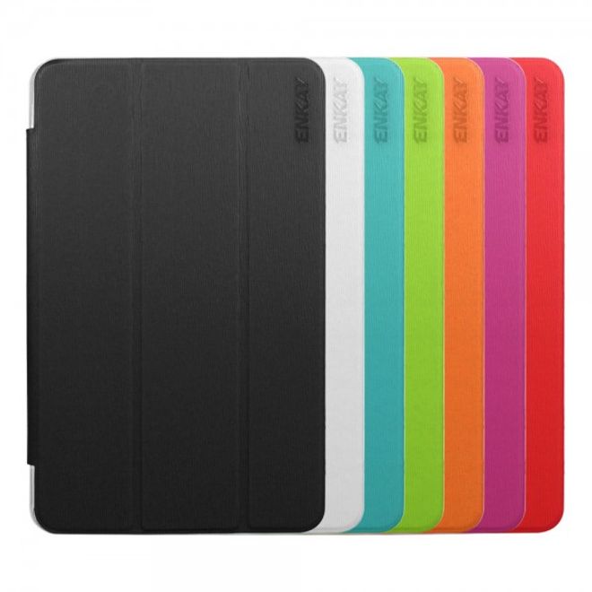 Samsung Galaxy Tab A 10.1 (2016) Enkay Toothpick Series Leder Case Tablet Hülle - rosa