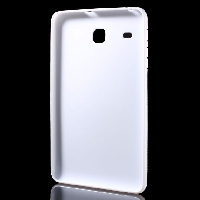 Samsung Galaxy Tab E 8.0 Cover - TPU Softcase - X-Shape - weiss