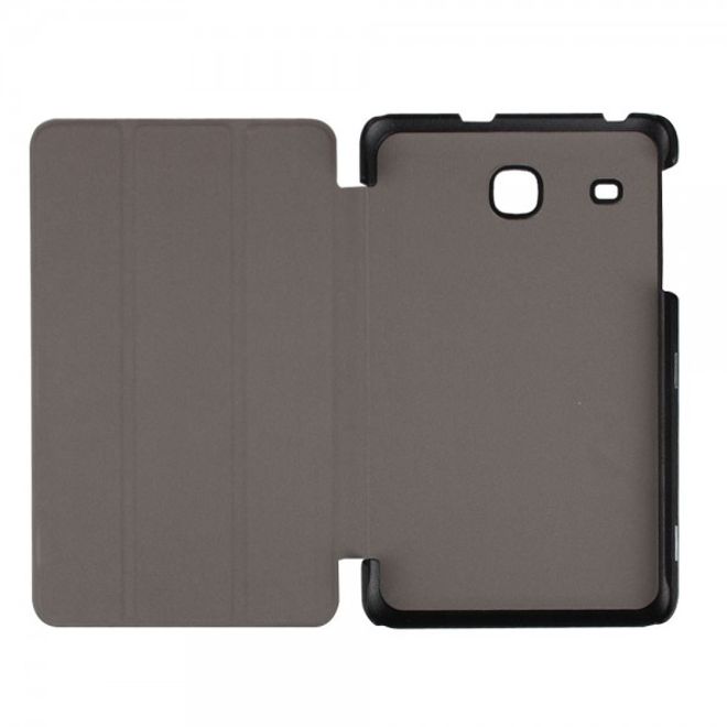 Samsung Galaxy Tab E 8.0 Dreifach faltbare Leder Cover Flip Hülle mit Mandala