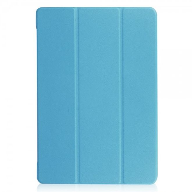 Samsung Galaxy TabPro S Dreifach faltbare Leder Case Tablet Hülle mit Standfunktion - hellblau
