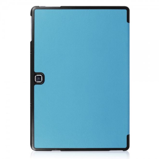 Samsung Galaxy TabPro S Dreifach faltbare Leder Case Tablet Hülle mit Standfunktion - hellblau