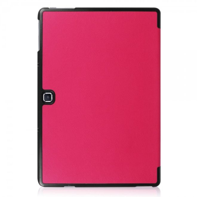 Samsung Galaxy TabPro S Dreifach faltbare Leder Case Tablet Hülle mit Standfunktion - rosa