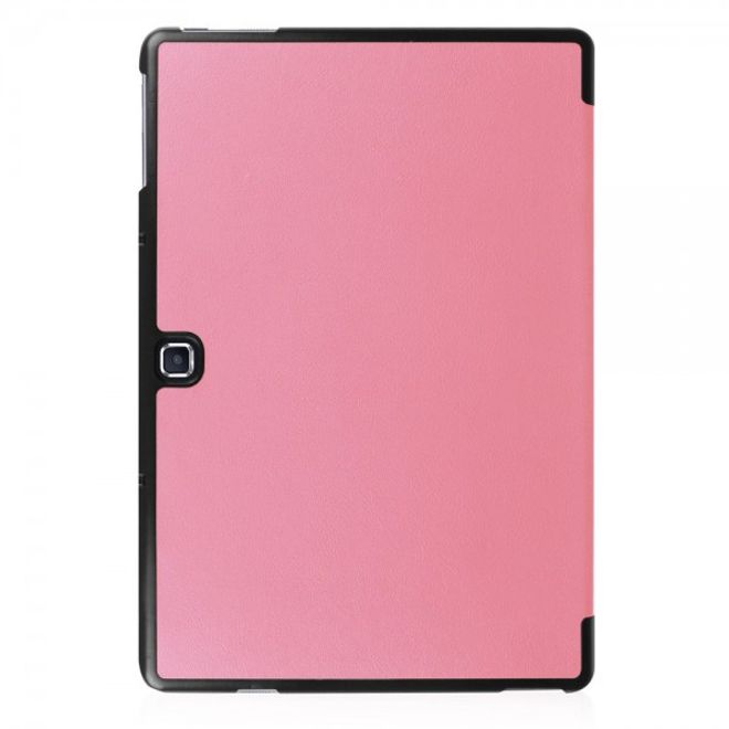 Samsung Galaxy TabPro S Dreifach faltbare Leder Case Tablet Hülle mit Standfunktion - pink